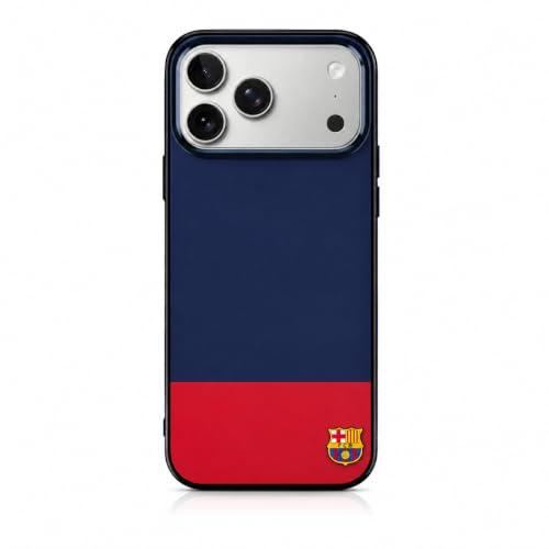 OCPC Handyhülle für iPhone 17 Pro – Offiziell lizensiertes FC Barcelona Case – Schutzhülle für iPhone 17 Pro – Hochwertige Schutzhülle & Fanartikel für Barça Fans – Blau/Rot