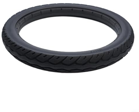 Neumático sólido de 16 pulgadas de 16 x 1.75 pulgadas para bicicleta eléctrica, rueda de poliuretano a prueba de pinchazos, reemplazo de neumático de bicicleta eléctrica no inflable a prueba de