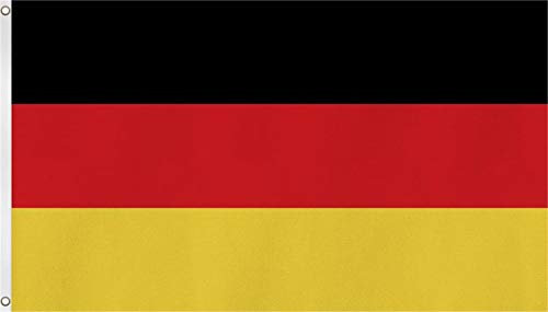 Fahne mit Messingösen 90 x 150, 150 x 250 oder 300 x 500 cm wählbar Farbe Deutschland ohne Adler Größe 300 x 500