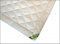 Garanta Bettdecke 135 x 200 cm - Leichte Silk Wash Sommer Seiden Decke 800 g - Bezug Baumwollperkal