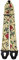 Perri's Leathers TWSPL-7058 Jacquard Guitar Strap with Locking ends - 2, Skull & Rose