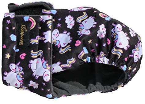 Glenndarcy Hundewindeln - OHNE SCHWANZLOCH - für z.B FRENCHIES und Bulldoggen - Unicorns Medium Long Pants only