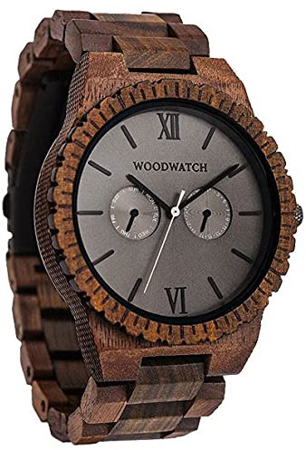 WoodWatch Urban Jungle | Holzuhren für Herren - Armbanduhr Holz männer Premium | Wood Watch for Man | umweltfreundliches Produkt, wir Pflanzen 1 Baum für Jede Uhr