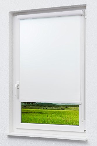 LYSEL Outlet - Kassettenrollo Tageslicht Reinweiß, (B x H) 70cm x 175cm in weiß/reinweiß