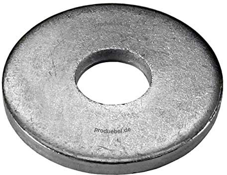 DIN 9021 große Unterlegscheibe Stahl verzinkt 4,3 * 100 Stück