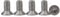 25 Stück M6 x 12 Senkkopfschrauben Torx Edelstahl 304 Maschinenschrauben Senkkopf Schrauben Senkkopfschrauben mit Nase Standard Quincunx Vollgewindeschrauben für Maschinenausrüstung und Wohnmöbel