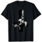 Brennende Kirche Okkult Satan umgedrehtes Kreuz Gothic Goth T-Shirt