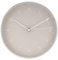 LUUK LIFESTYLE Moderno Reloj de Pared de Cuarzo con segundero, sin tictac, números arábigos, Sencilla decoración escandinava, Regalo para mudanza, salón, Cocina, Pasillo, Dormitorio, Gris Claro
