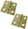 AERZETIX - C58715 - Satz mit 2 kleinen scharnieren 30x29x1mm - für schmuckkästchentür, schränkchen, werkzeugkasten, briefkasten - aus verzinktem stahl