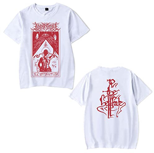 OUHZNUX T-Shirt Unisex Lorna Shore Bedrucktes Hip Hop Rap T-Shirt Schweres Baumwoll-T-Shirt Xs-4Xl