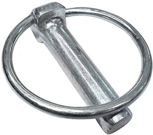 AERZETIX - C64019 - Satz von 10 Klappstecker klappsplinte landwirtschaftlichen mit ring Ø10x41mm - splinte zum klappen - sicherungsstift - bolzensicherung für schnelle befestigung - DIN 11023