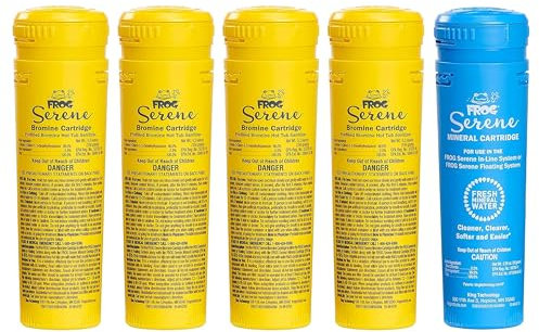 FROG Serene® Cartouche minérale + 4 cartouches de brome