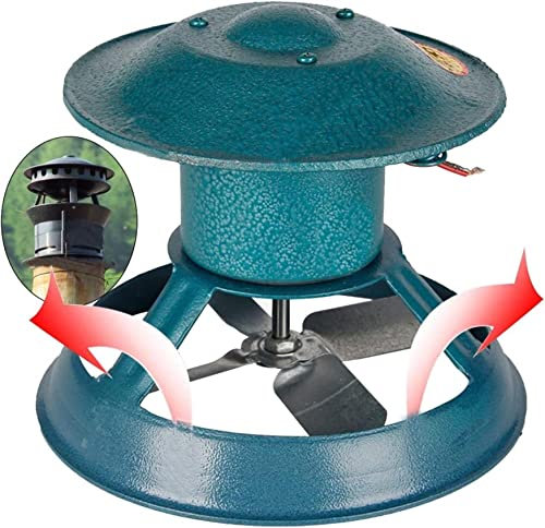 CNPRAZ Outdoor Air Extractor, Fireplace Chimney Fan, Chimney Smoke Evacuator,A
