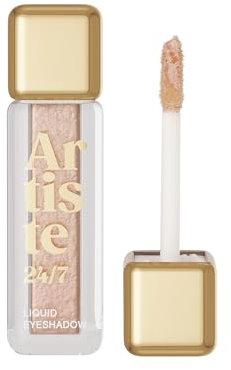 Vivienne Sabo -Liquid Eyeshadow Artiste 24/7 (Schimmert mit goldenem Glitzer)