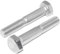 Lot de 4 vis à tête hexagonale M12 x 140 en acier inoxydable A2/V2A avec tige DIN 931 / ISO 4014, vis de machine