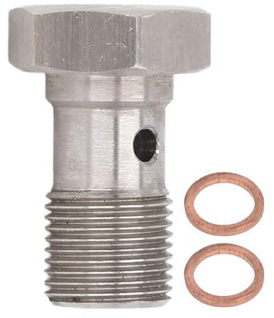 Hohlschraubenanschlüsse M12x1,0 Metrische Bremsleitungsanschlüsse Adapter Hohlschrauben Bremsschlauchleitungsanschlussadapter Mit Unterlegscheiben Für Bremskupplung