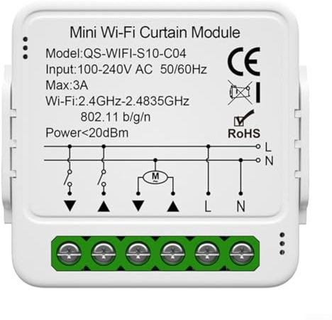 Módulo de interruptor de cortina inteligente para persianas enrollables motorizadas eléctricas, módulo de interruptor de luz Zigbee-WIFI, módulo de interruptor de pared de bricolaje, interruptor