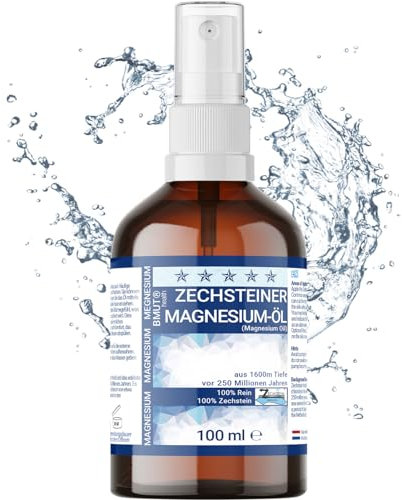 100ml Magnesiumöl Sprühflasche – Spray – Höchste Qualität (31%) | 100% Zechstein | Haut Massage Sport & Muskel | Entspannung