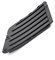Rejilla de luz antiniebla negra para parachoques de coche, para Opel Corsa C 2003-2006, rejilla antiniebla de coche, cubierta de lámpara de parrilla derecha, cubierta de agujero de repuesto