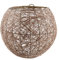 Ostaria 34727 Abat-jour boule tissé en coton - Suspension boule colori Naturel Beige - Diamètre 20 cm - Abat-jour Suspension Non Electrifié
