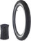 ZUKKA Juego de 2 neumáticos de Bicicleta de 20 x 2,125 Pulgadas, 57-406, para BMX, MTB, Bicicleta Infantil, Triciclo, crusier, Color Negro