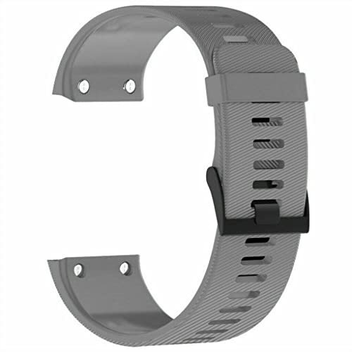 TJGLTD Bracelet de montre de rechange unisexe en silicone compatible avec Garmin Forerunner 30 35, taille unique, Silicone