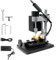 Mini Säulenbohrmaschine, 200W Tischbohrmaschine mit 7 Geschwindigkeiten, 50mm Bohrhub, 795 Motor und 0,3-4mm Bohrfutter, 10000 U/min Standbohrmaschine mit Schraubstock, EU Stecker