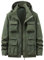 Ewleguzka Herren-Outdoor-Cargojacke, leicht, Wandern, Shell-Jacke für Angeln, Reisen, lässig, einfarbig, Reißverschluss, multifunktional, abnehmbar, langärmelig, Kampfjacke, Smart-Mantel, Übergröße,