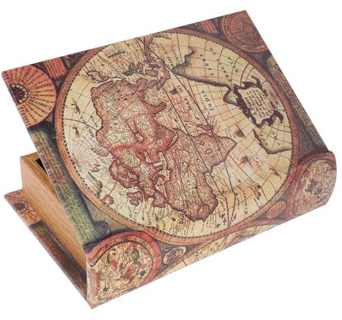 Alipis Vintage Fake Book Box Decorative Storage Organizer for Home Decor Trinket Box for Side Table Coffee Table Photo Props and Keepsake Container