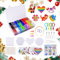 Bügelperlen Set, 6300 Bügelperlen 24 Farben 5mm DIY Steckperlen mit Aufbewahrungsbox, Kinder DIY Perlen Steckplatten und Zubehör Bügelperlen Platte, für Kinder Geburtstag Geschenk