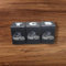 Veedub Campervan storage tins cannisters tea coffee sugar RV Camper van (GREY1)