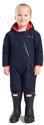 The Edge Kids’ Star Snowsuit with Hood & Fleece Lining, Water Repellent, Insulated & Lightweight All-in-one Overalls for Girls and Boys, Ideal for Winter & Cold Weather