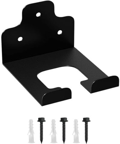 QTFYE Hedge Trimmer Wall Mount - Wall Mounted Heavy Duty Trimmer Hanger Rack | Garage Organizer Trimmer Rack | Power Tool Hanger for Grass Trimmer, Hedge Trimmer, Garage Trimmer Garden Tools