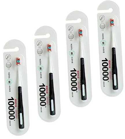 EXQUIMEUBLE 4 Stück Zahnbürste für schwangere Frauen Gummibürste Zahnbürste zur Tiefenreinigung des Zahnfleisches Mundpflegewerkzeuge Tragbare Zahnbürste pbt zahnbürstenborsten Zufällige Farbe