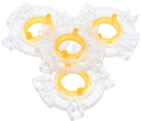 Base Redonda para Joystick de Consola de Juegos, 4 Piezas, Plástico | Anillo Restrictor Transparente, Alta Compatibilidad Mandos, Resistente al Desgaste