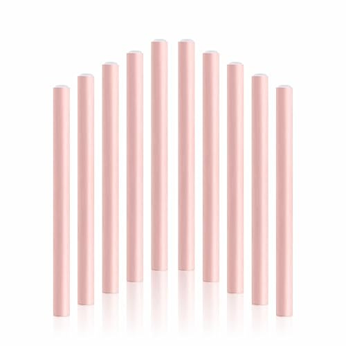 Curlers Hair Rollers Bendy Foam Roller Flexible Curling Rods Heatless Curlers Long Short Medium Hair No Heat For Sleeping Styling Hair Rollers Salon Diy 12 Pieces 16 mm (Pink, Medium)