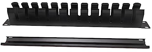 Cable Server Rack Desk Cord Organizer Offices Cable Organizer for 1U 19 inch