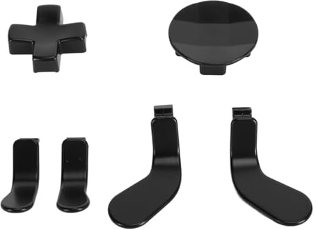 Manette en métal D Pads Paddles Pièces de rechange en acier inoxydable pour Series 2 Modèle 1797 Précision de jeu améliorée Fonctionnement fluide Noir Personnalisation DIY
