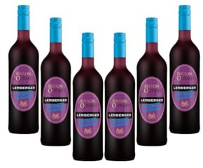 Württemberger Wein Edition Gourmet Lemberger Alkoholfrei, 6 x 0,75 l | Entalkoholisierter Rotwein - Fruchtig mit Beerenaromen & milder Säure - Ideal als Alternative zu klassischem Rotwein