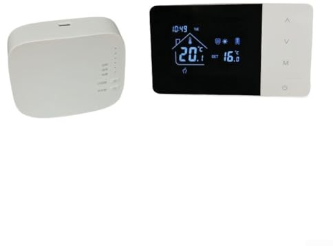 R11 Termostato wireless da parete per sistemi di caldaia con interfaccia grande schermo e modalità manuali automatiche (senza fili)