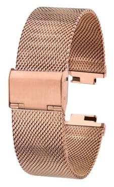 Generisch ZXZVRUHMC Kompatibel mit Aigo Patriot GTV2 Smart Watch, erhöhtes Mesh-Armband, Präzisionsstahl, Herren- und Damenuhrenkette, Uhrenzubehör, Armband