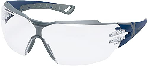 Uvex pheos cx2 Schutzbrille - Beschlagfrei & Kratzfest - Transparent/Blau-Grau