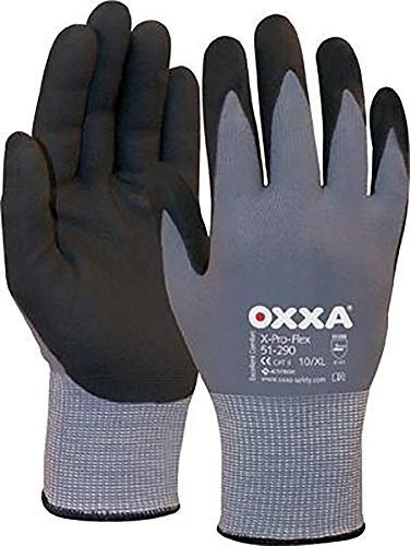 Oxxa 1 51 290 08 Handschuh x-Pro-Flex Nft, schwarz, Größe 8