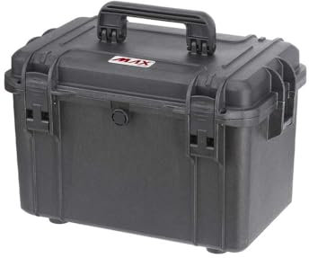 Max Cases MAX400S, Koffer mit Schwamm zum Transport und Schutz von Geräten und empfindlichen Materialien, Innenmaße: 400 x 230 x 260 mm