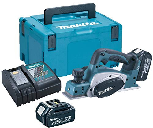 Makita DKP180RTJ 18v Planer LXT Lithium Ion Li-Ion Cordless - 2 x 5.0ah Battery