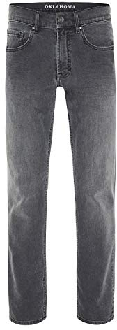 Oklahoma Stretch Jeans Matrix R-140 DG Dark Grey/dunkelgrau, Weite/Länge:34W / 32L