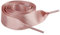 Jamron Flach Seide Satin Band Schnürsenkel 2CM Breit für Turnschuhe Ballerinas Pumps P13 Lotus Rosa 80CM