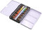 Paintersisters® Aquarellkasten ARTIST in halben Näpfen, 12 x 1/2 Näpfchen hochwertige Aquarellfarben im Metallkasten, Wasserfarbe, Malset