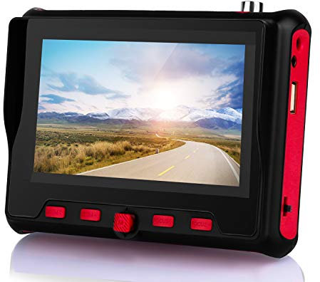 SGEF CCTV Tester 4-in-1 Portable Camera Tester HD 8MP AHD/TVI/CVI/CVBS Analog Tester 4.3-inch LCD Moniter Analog Video Test Cable Test PTZ Control 12V Power Output UTC OSD Control (6300W)