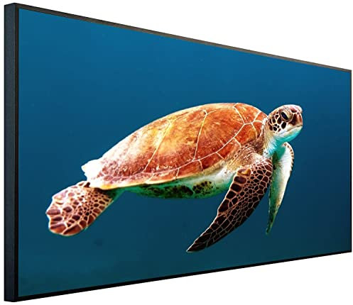 Ecowelle Infrarotheizung mit Bild | 750 Watt | 60x120 cm | Infrarot Heizung| | Made in Germany| b 100 Schildkröte